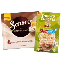 Senseo milkbased pads of Douwe Egberts verwen koffie